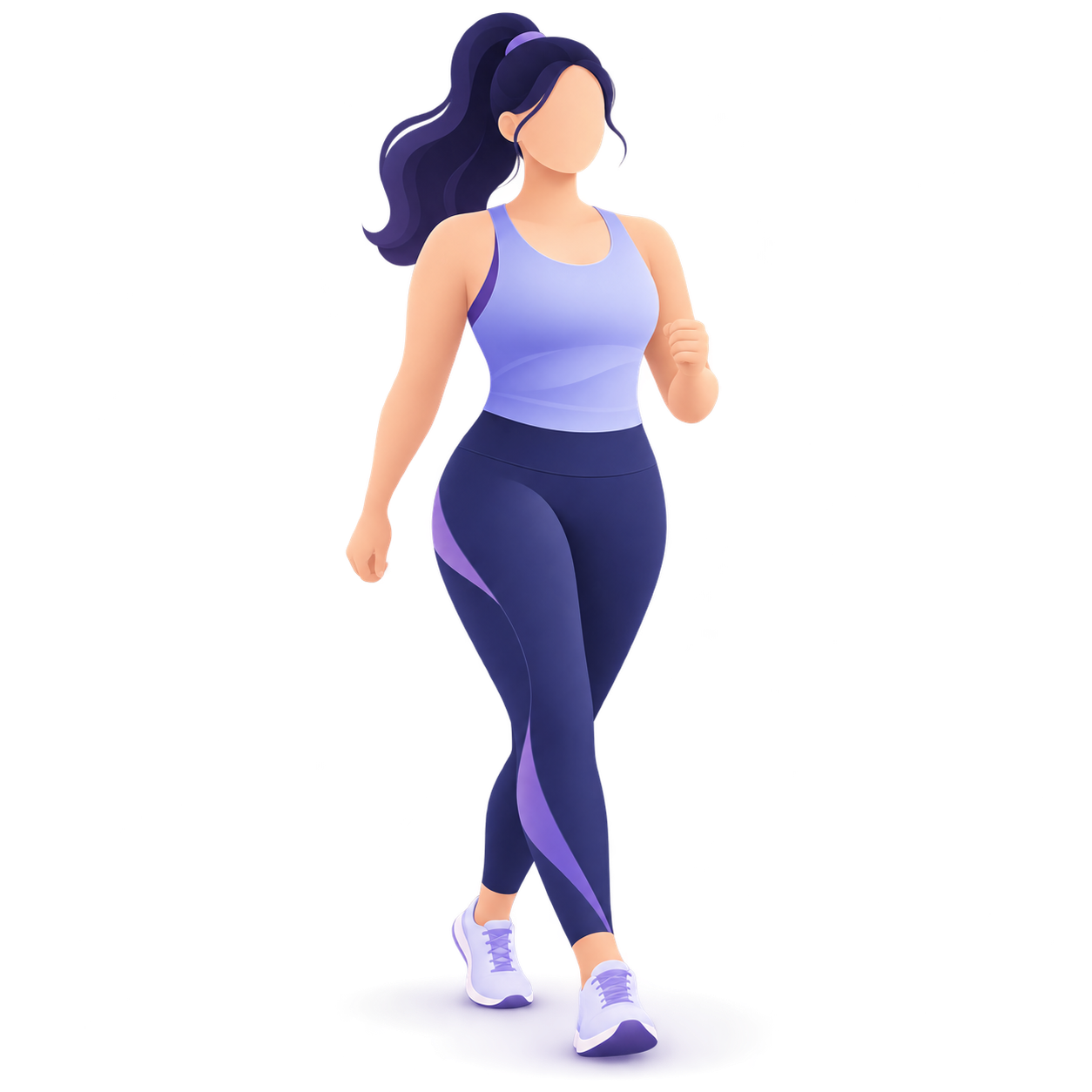 Illustration d’une marche douce